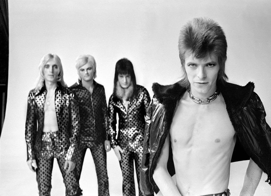 David Bowie with The Spiders, 1973