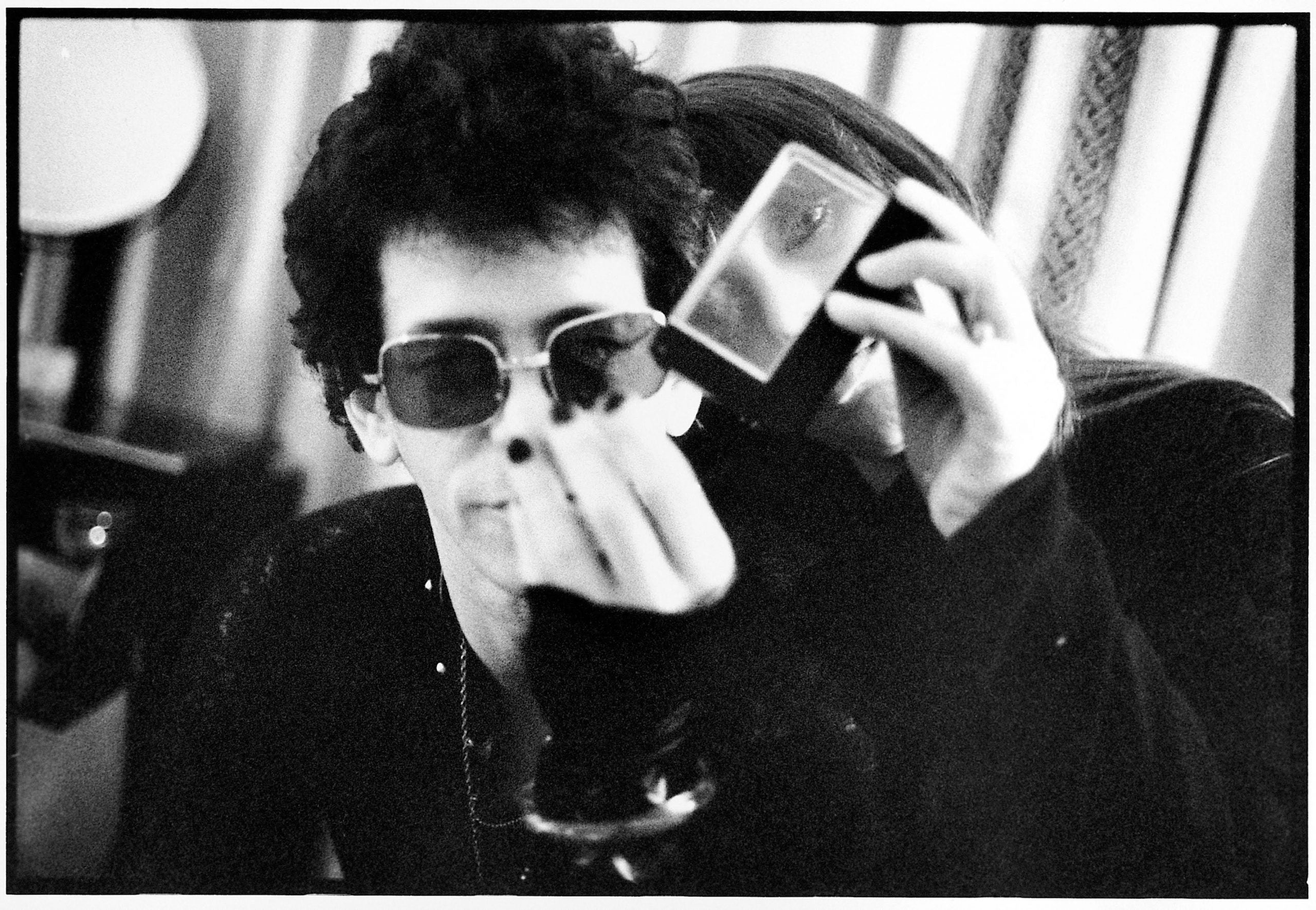 LOU REED AND NICO LONDON 1975 Mick rock photos lou-reed-and-nico-london-1975-mick-rock-photos